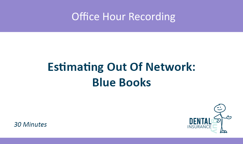 Estimating Out of Network: Create Your Own Blue Book