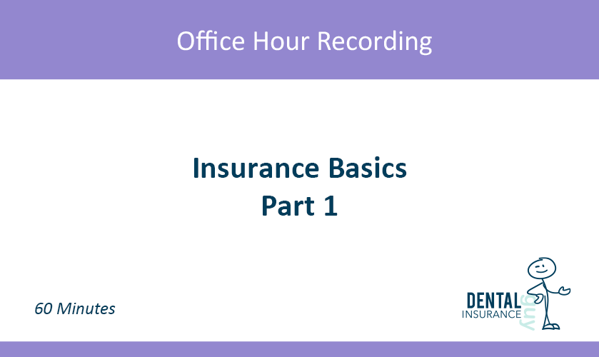 Insurance Basics Part 1