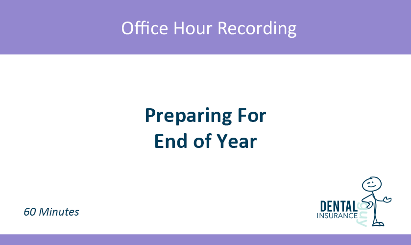 Preparing for End of Year