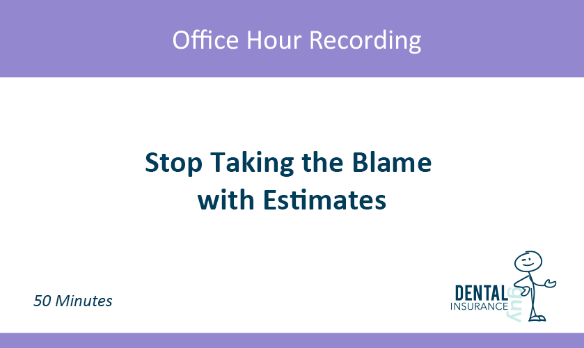 Stop Taking the Blame with Estimates