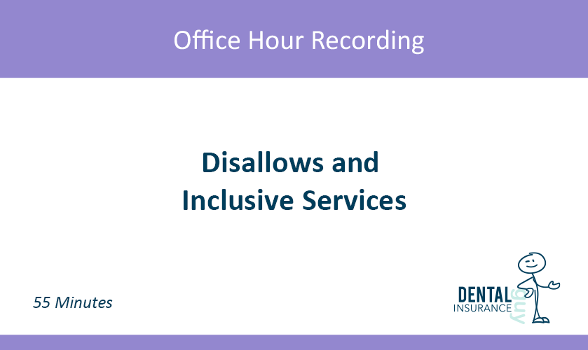 Disallows and Inclusive Services