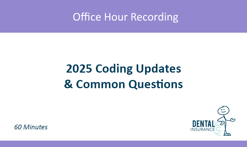 2025 Coding Update & Common Questions